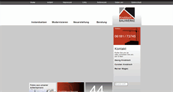 Desktop Screenshot of knobloch-bauwerk.org